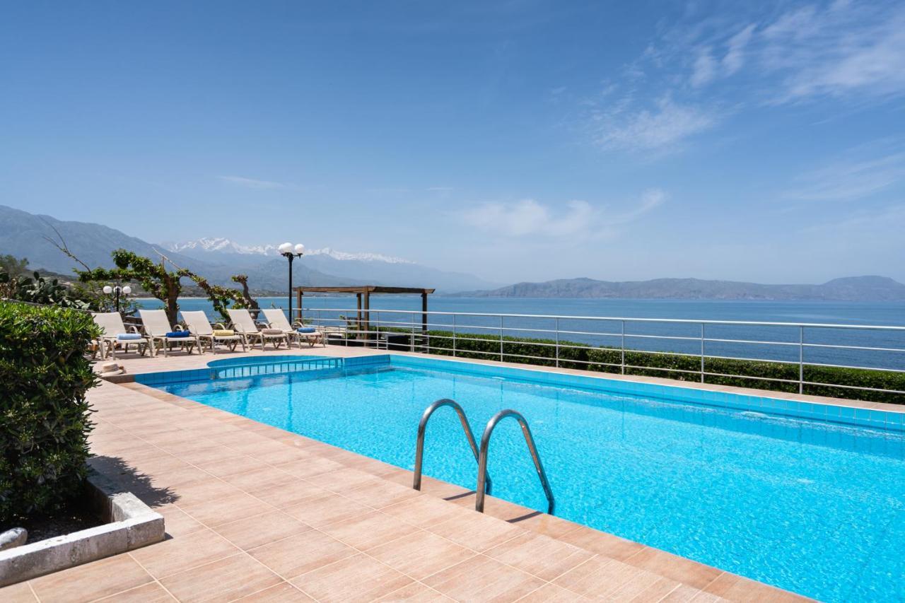 Beachfront Family Villa Katerina With Private Pool, Playground, Bbq & Amazing Sea Views! Petres  外观 照片